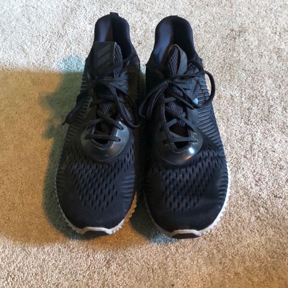 Black adidas alpha bounce